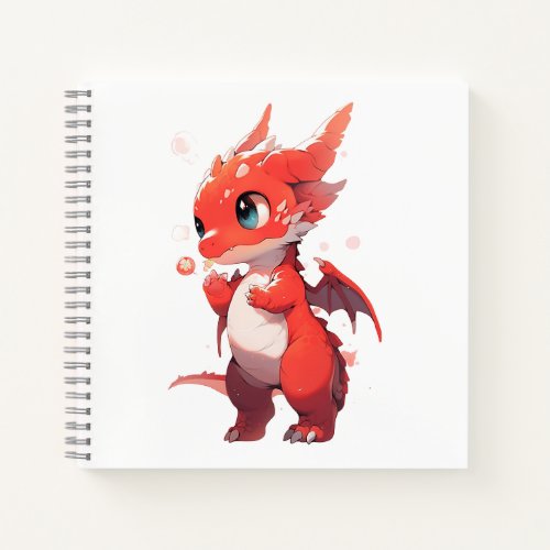 Red Baby Dragon Notebook