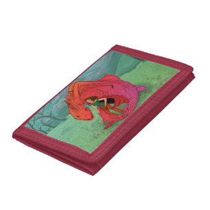 Red Baby Dragon Tri-fold Wallet