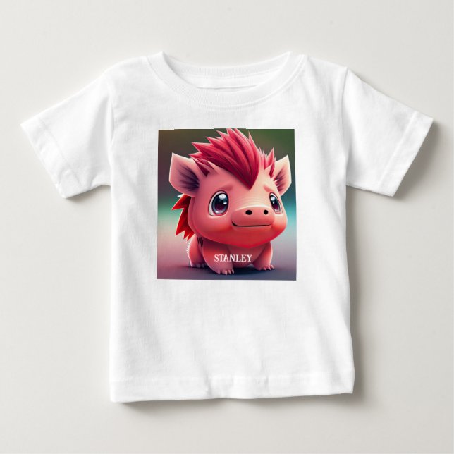 Red BABY Razorback Baby T-Shirt (Front)