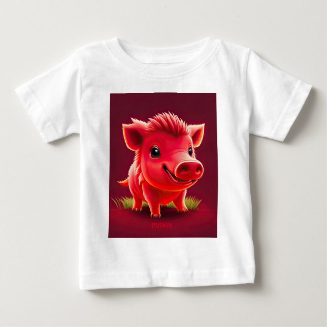 Red BABY Razorback T-Shirt (Front)