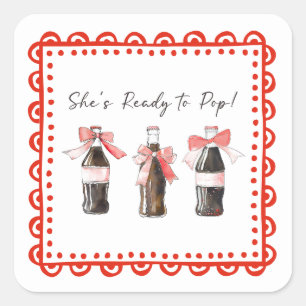 Red Baby Soda Ready to POP Sticker