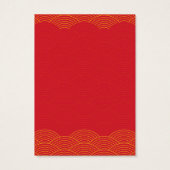 Red Background Earring Cards (Back)