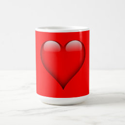 Red Background Love Wedding Heart Coffee Mug