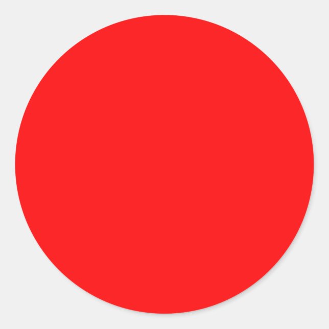 Red background Template Colorful Wallpaper Classic Round Sticker (Front)