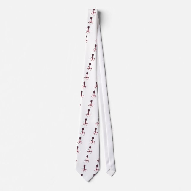 Red bacteriophage tie (Front)