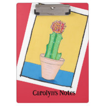 Red ball cactus in a pot, quirky, personalized