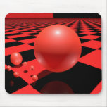 Red Ball Mouse Pad