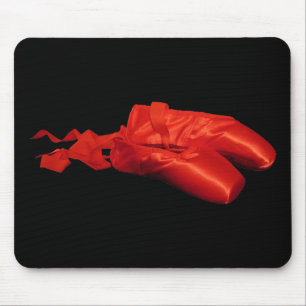 Red Ballet Shoes Mouse Pad