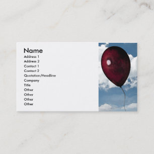 Red Balloon Business Card