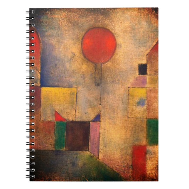 Red Balloon by Paul Klee Notebook (Front)