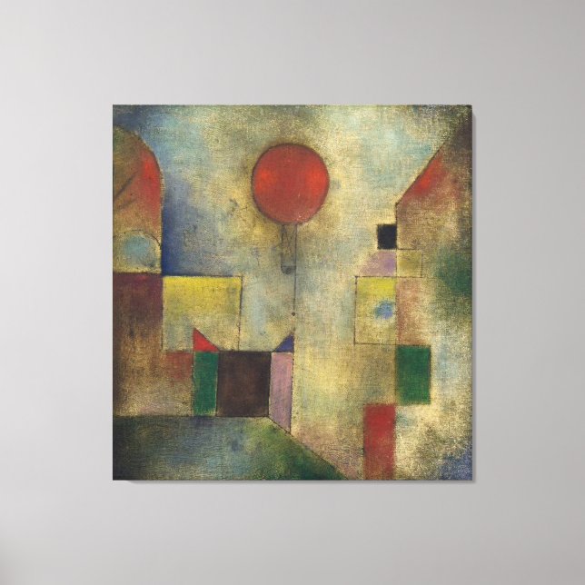 Red Balloon Canvas Print (Front)