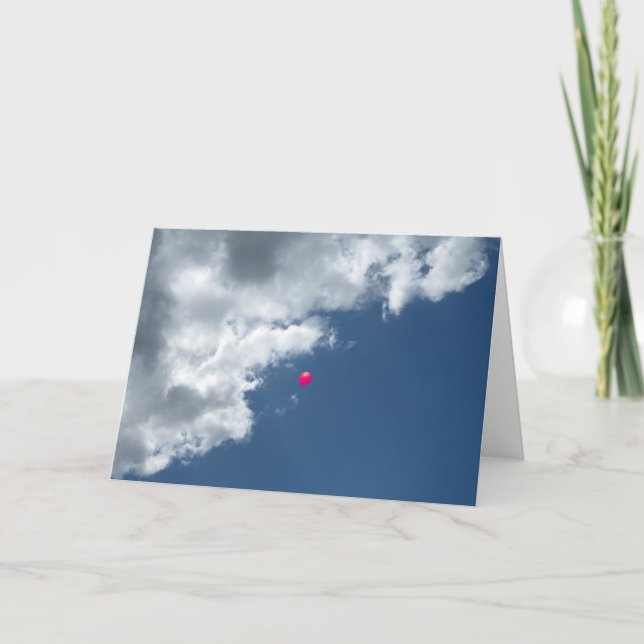 Red Balloon Card (Front)