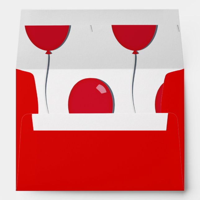 Red balloon envelope (Back (Bottom))