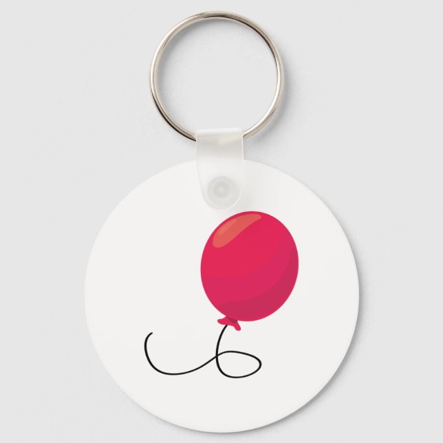 Red Balloon Keychain (Front)