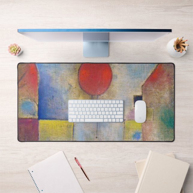 Red Balloon, Klee Desk Mat (Office 1)