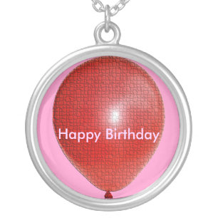 Red Balloon Necklace