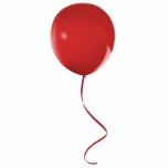 Red Balloon Ornament<br><div class="desc">Acrylic photo sculpture ornament of a bright red balloon tied with a red ribbon. See matching acrylic photo sculpture pin,  magnet and sculpture. See the entire Birthday Ornament collection in the SPECIAL TOUCHES | Party Favors section.</div>