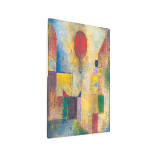 Red Balloon Paul Klee Metal Print