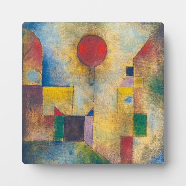 Red Balloon | Paul Klee | Plaque (Front)