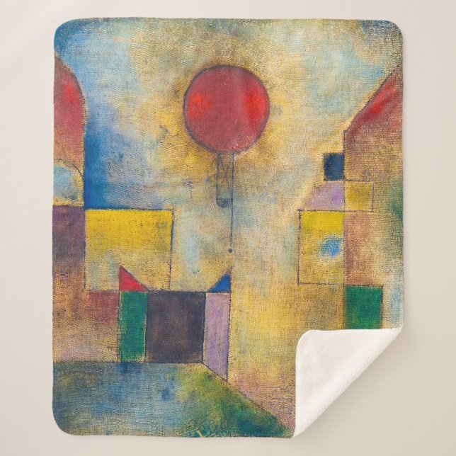 Red Balloon | Paul Klee | Sherpa Blanket (Front)