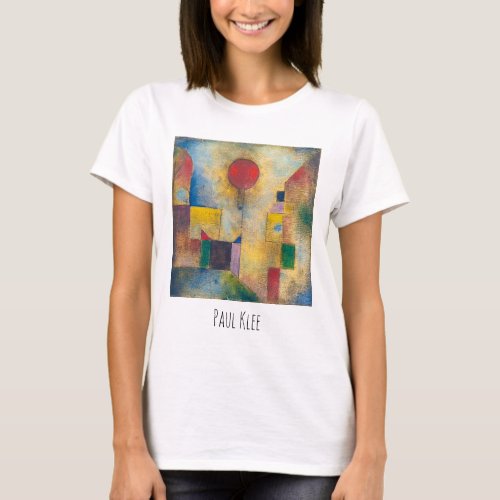 Red Balloon  Paul Klee  T_Shirt