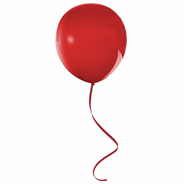 Red Balloon Pin Cutout | Zazzle