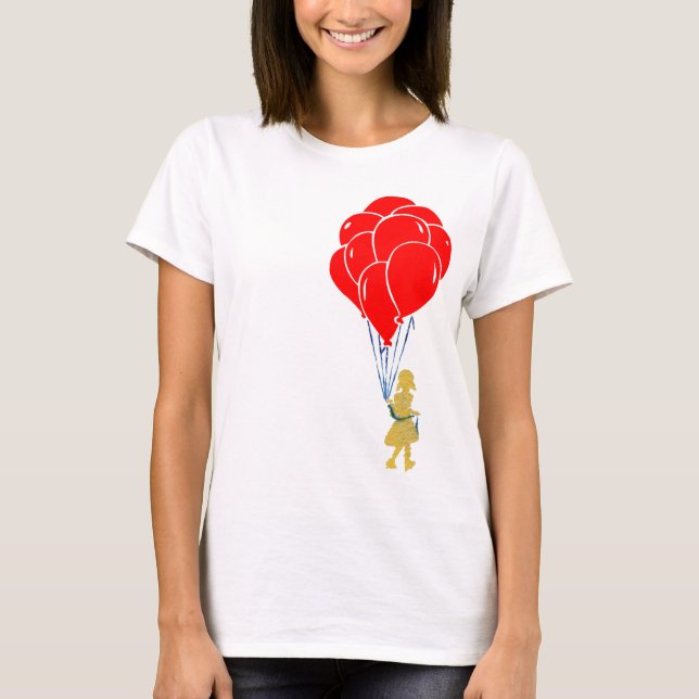 red balloons. T-Shirt (Front)