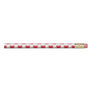 Red Baltimore Maryland Crab Beach Ocean Seafood Pencil