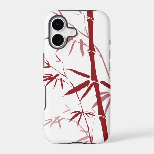 Red Bamboo iphone 5 Case (Back)