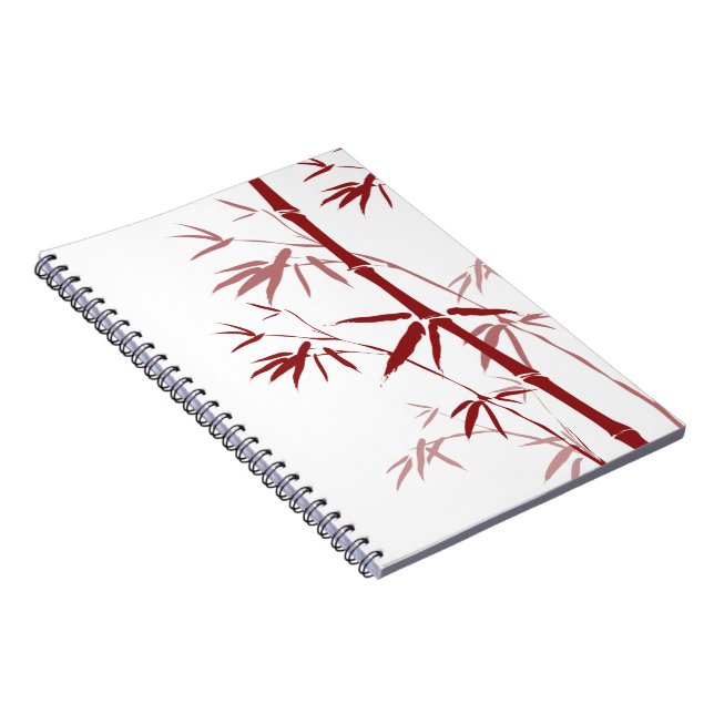Red Bamboo Notebook (Right Side)