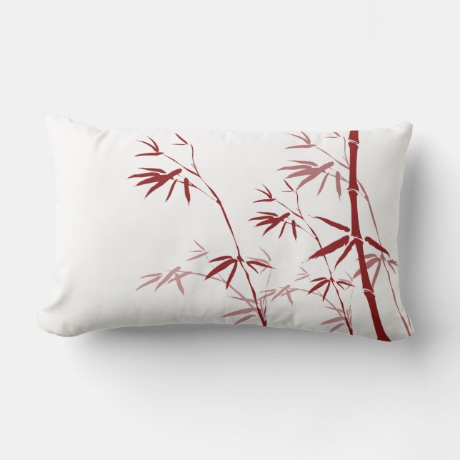 Red Bamboo Pillow (Front)
