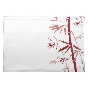 Red Bamboo Placemat