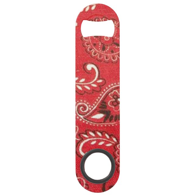 Red Bandana Bar Key (Front)