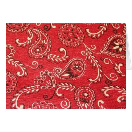 Red Bandana Cards (Front Horizontal)