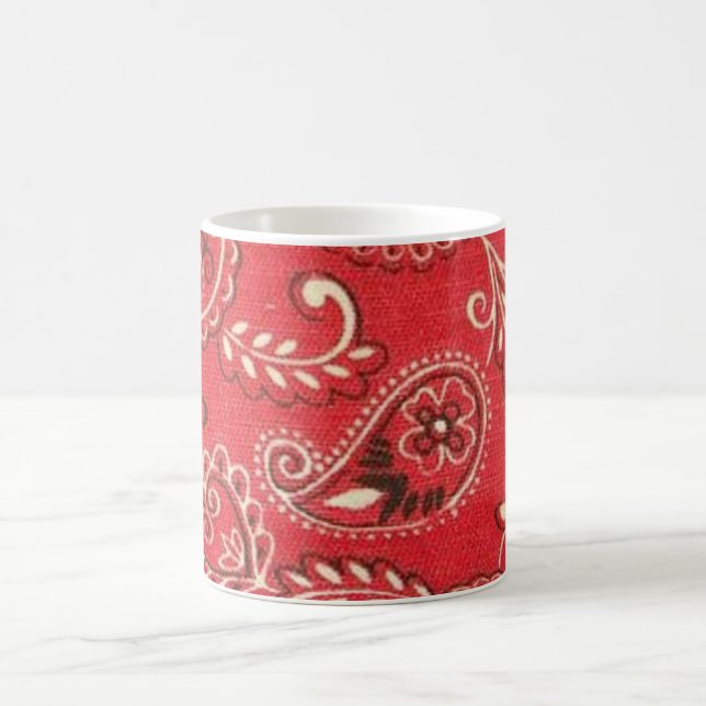 Red Bandana Coffee Mug (Center)