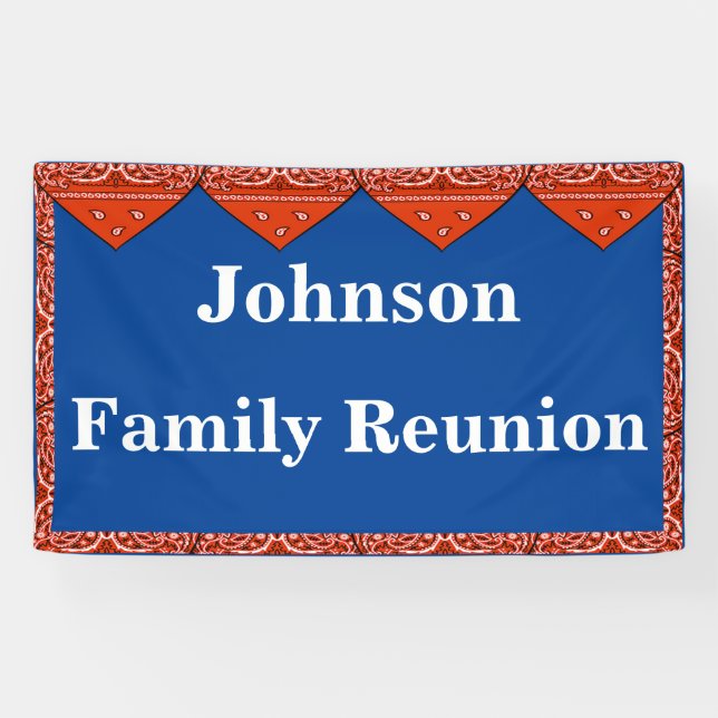 Red Bandana Custom Banner (Horizontal)