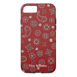 Red Bandana iPhone 7 case