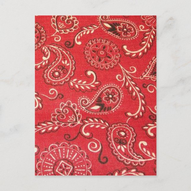 Red Bandana Postcard (Front)