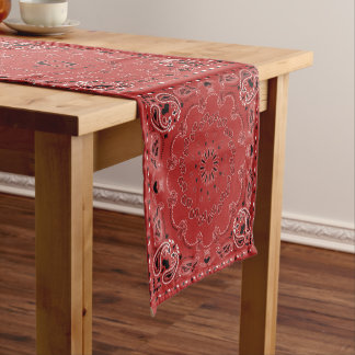 Red Bandana  Short Table Runner
