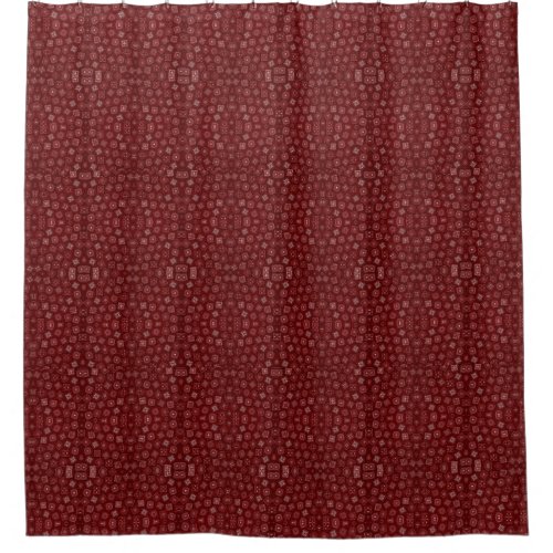 Red Bandana Shower Curtain