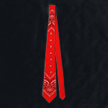 Red Bandana Tie<br><div class="desc">Stylish red bandanna tie.</div>