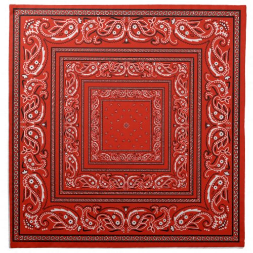 Red Bandanarama Cloth Napkin