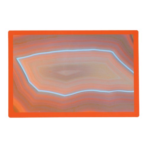  Red Banded Sliced Agate   Placemat