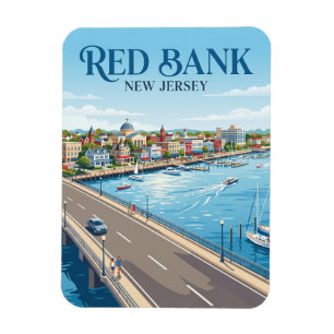 Red Bank New Jersey Magnet
