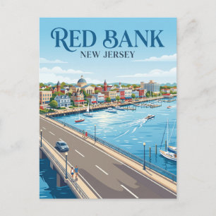 Red Bank New Jersey Postcard