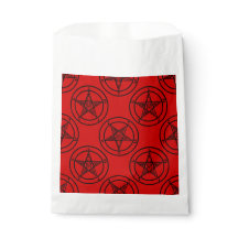 red baphomet pentagram halloween