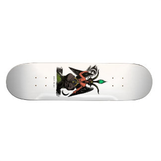 Red Baphomet Skateboard Deck