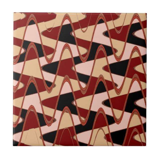 Red Barn Abstract 4, 2015 (photo) | SVP Images Ceramic Tile (Front)