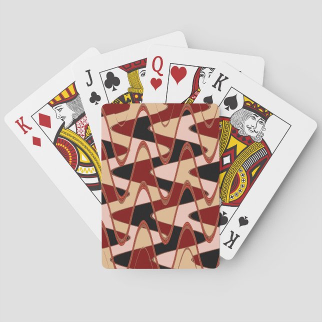 Red Barn Abstract 4, 2015 (photo) | SVP Images Poker Cards (Back)