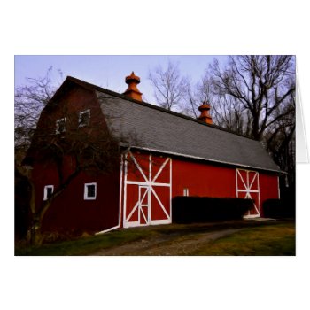 Red Barn Blank by artinphotography at Zazzle